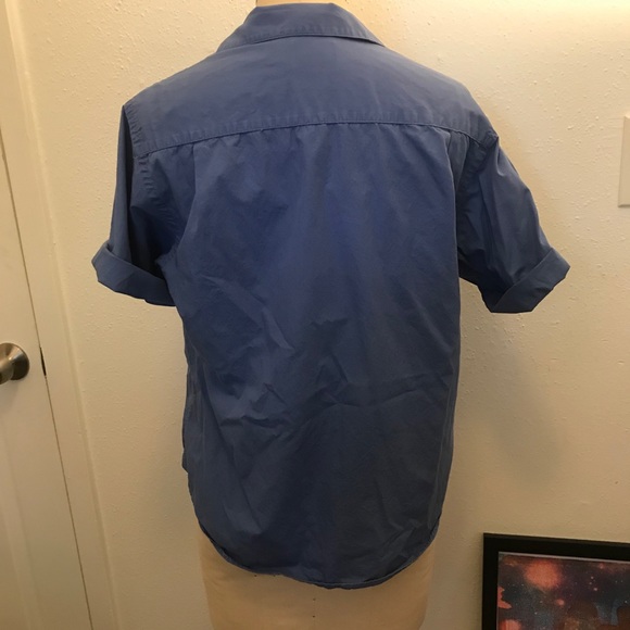 Eddie Bauer Blue Shirt Button Down - Picture 2 of 3